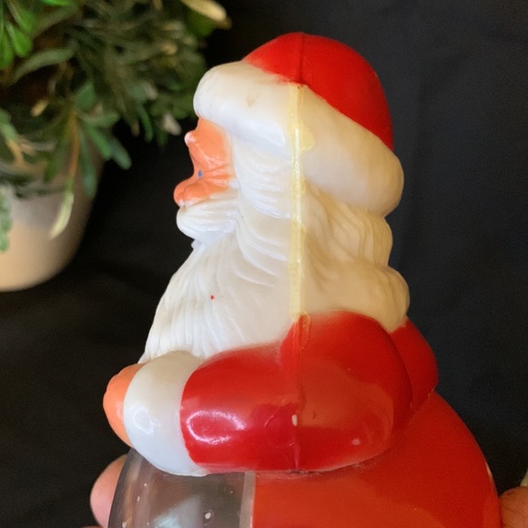 Vintage 1950-60’s plastic Roly Poly Christmas Santa Snow globe - Picture 12 of 12